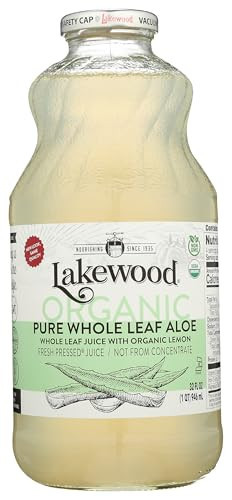 Lakewood, Organic Aloe Vera Leaf Juice, 32 Fl Oz (Pack of 1) | Amazon (US)