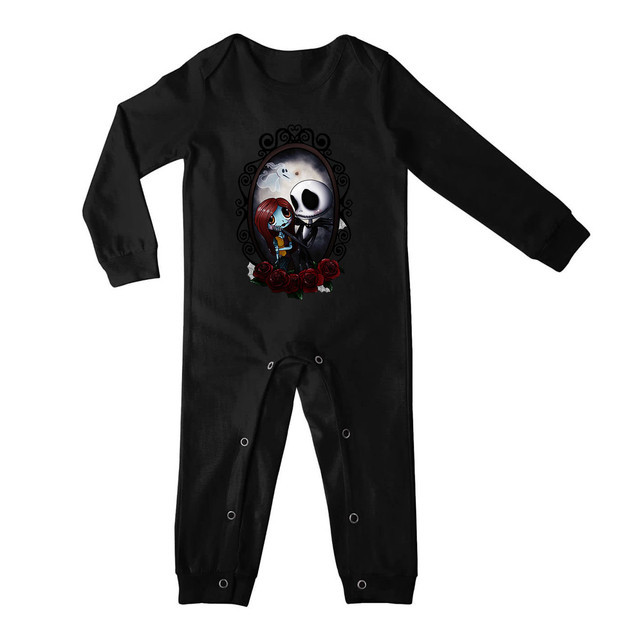 Nightmare Before2 Baby Infant Bodysuit Long Sleeve Footed Romper Unisex 0-24 Months | Walmart (US)