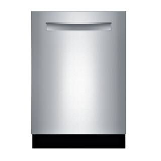 Bosch 500 Series 24 in. Stainless Steel Top Control Tall Tub Pocket Handle Dishwasher with Stainl... | The Home Depot
