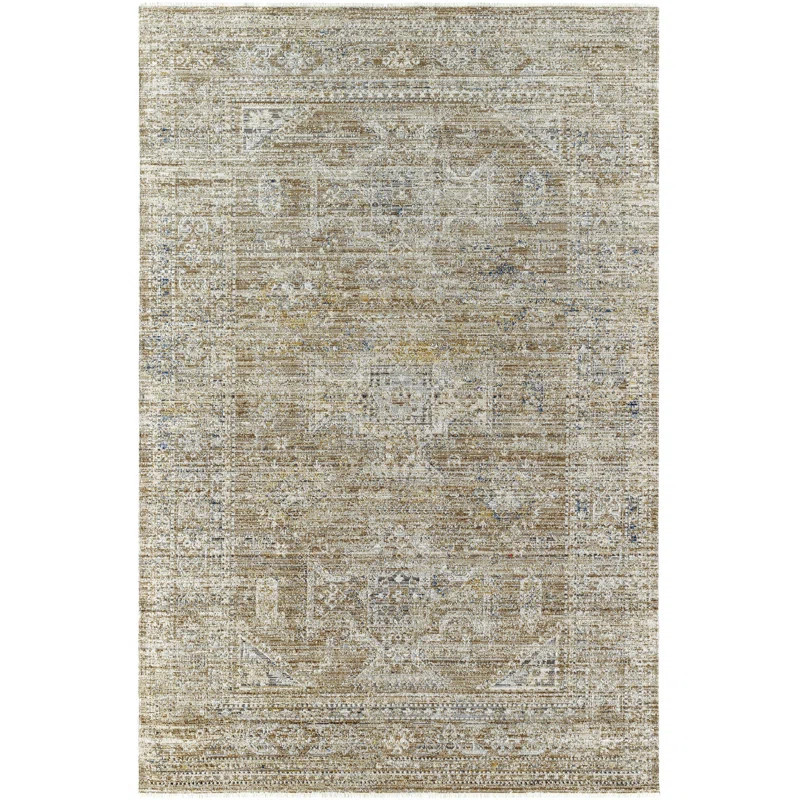 Becki Owens x Surya Margaret Vintage Taupe/Brown Area Rug | Wayfair North America