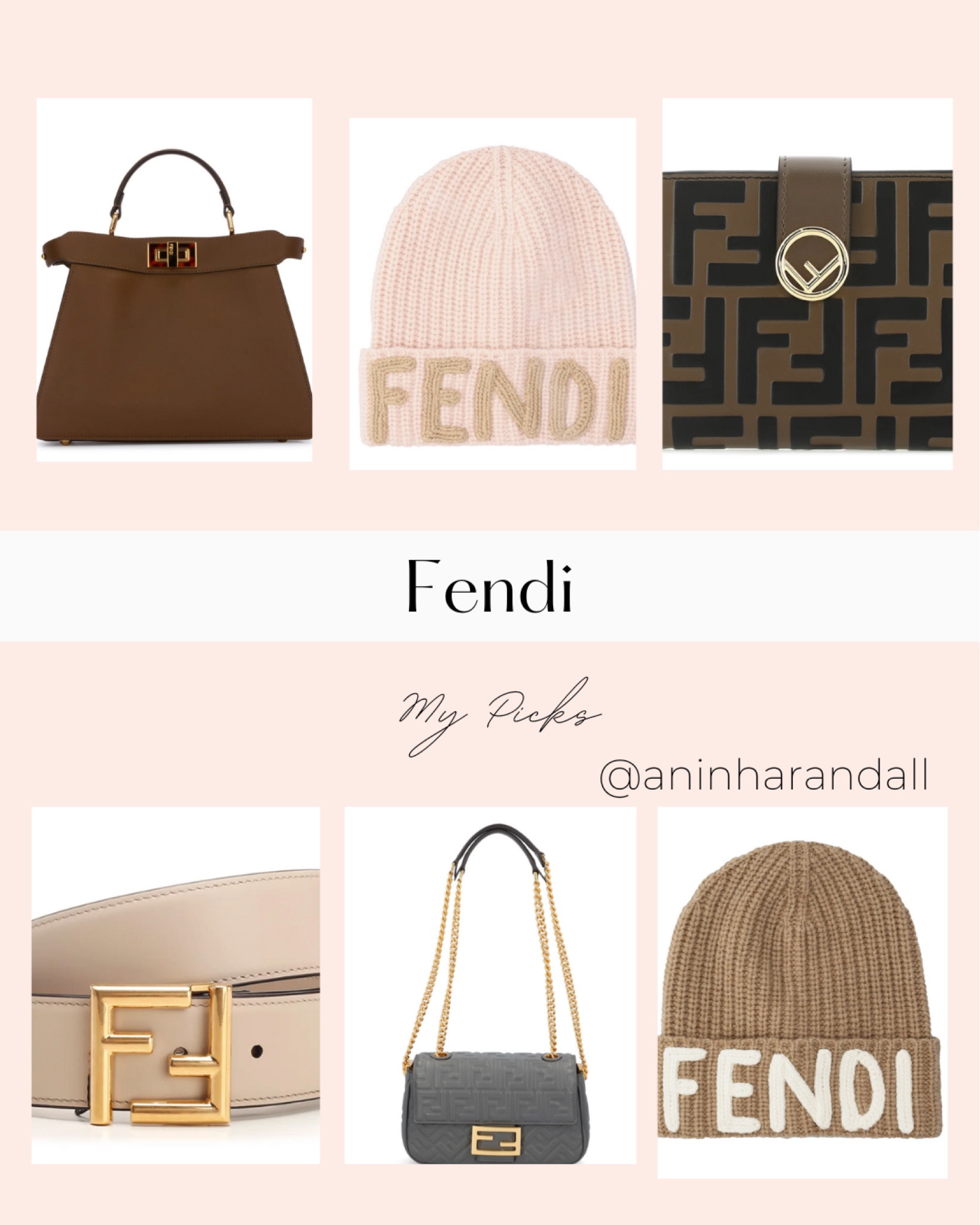 Fendi picks, luxury gift, splurge gift, designer, handbag, beanie, wallet, belt, crossbody 

#LTKSeasonal #LTKitbag #LTKHoliday