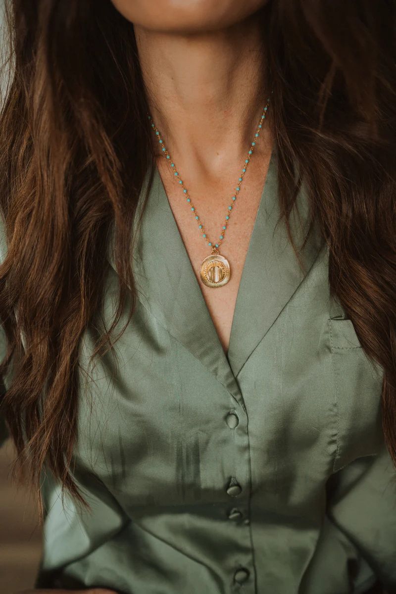 Sunday Silence Necklace | Goldie Lew Jewelry