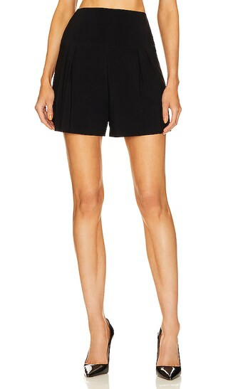 Elephant Pleat Short in Black | Revolve Clothing (Global)