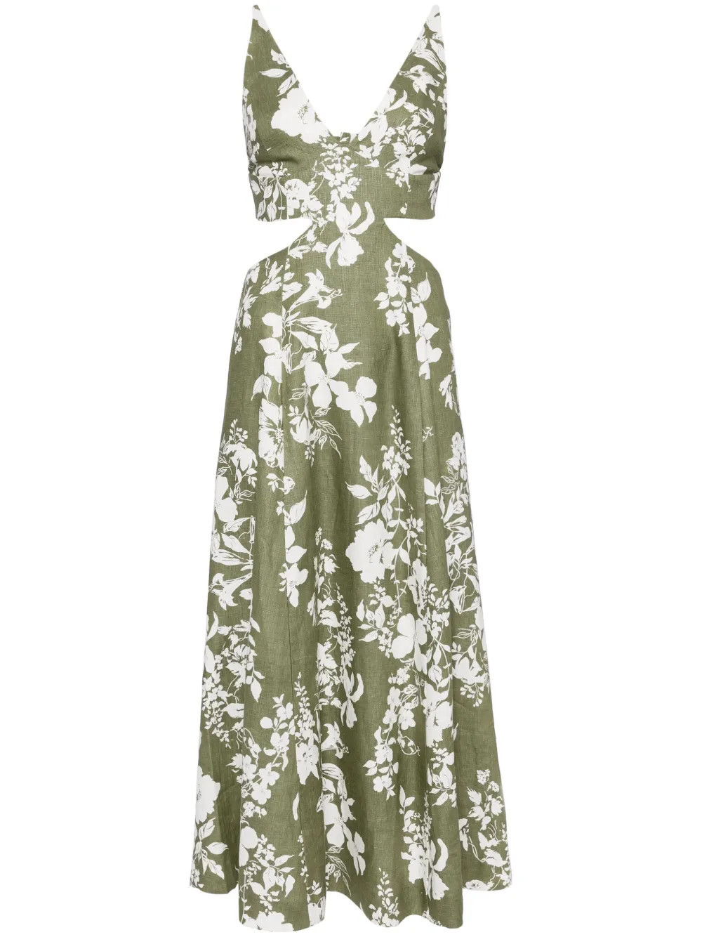 Reformation Samara dress - Green | Farfetch Global