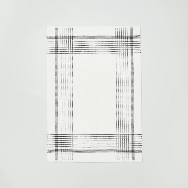 Indoor/Outdoor Mixed Border Stripe Hand Made Rug - Hearth & Hand™ with Magnolia | Target