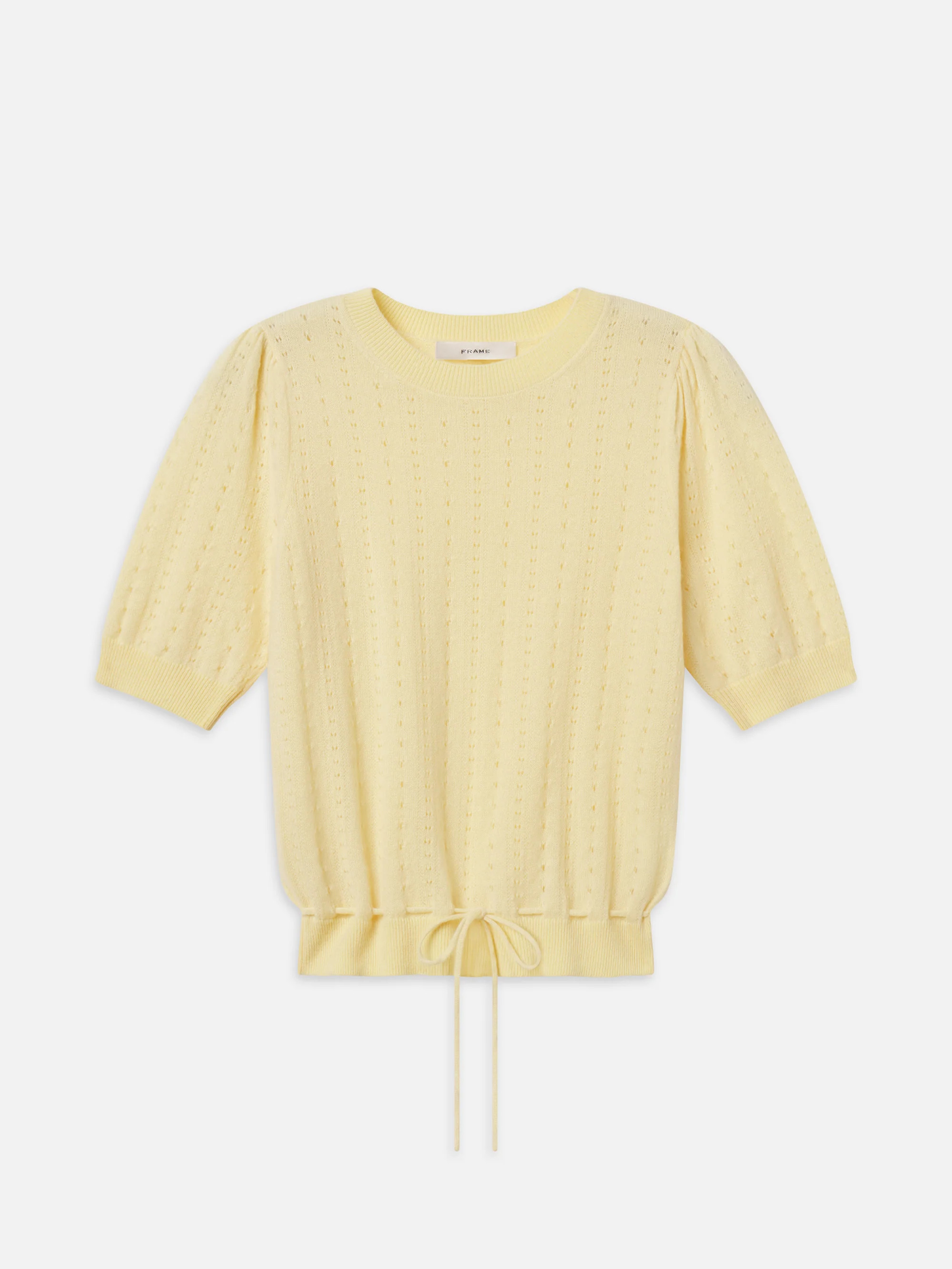 The Cashmere Charm Sweater -- Canary | Frame Denim