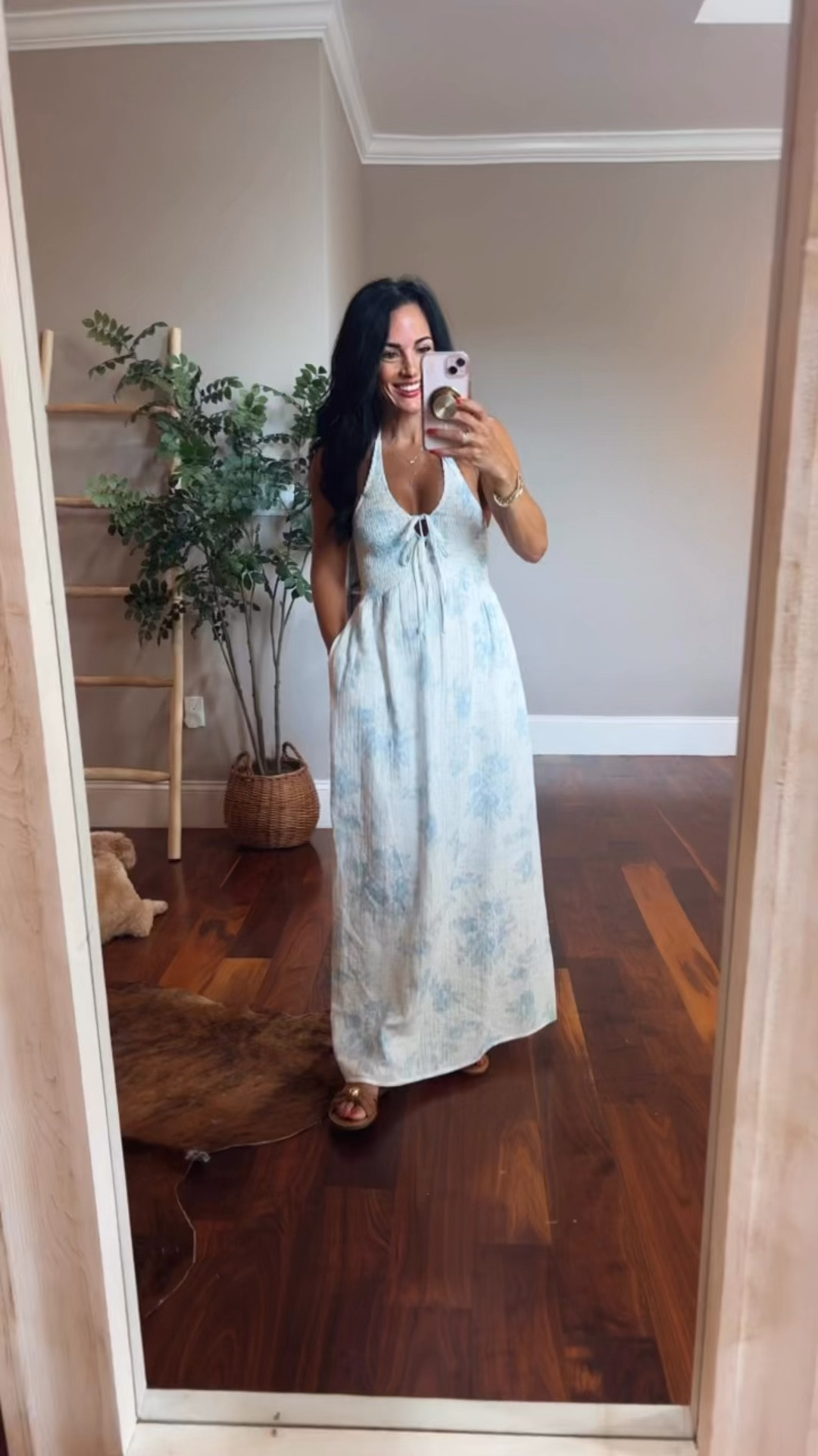 Pretty halter dress on sale
Has pockets 
Spend 35 for free shipping 

#LTKSaleAlert #LTKootd #LTKSeasonal
