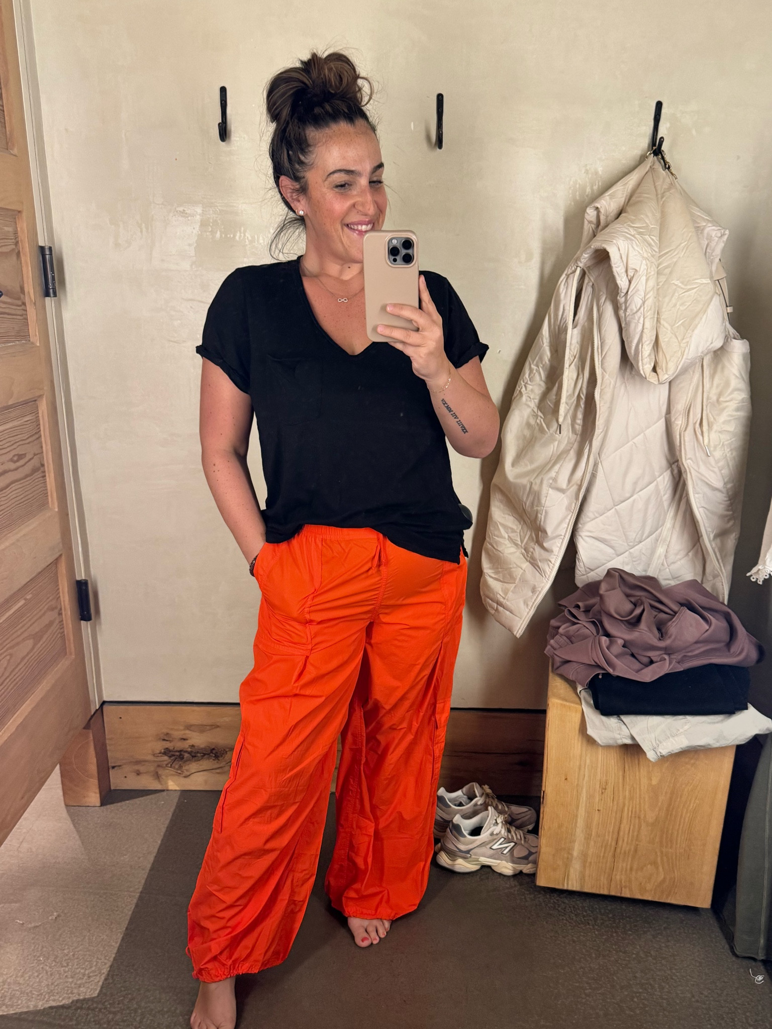 Anthropologie try on!
Really love the fit of these tees! 
The pants were a bit see thru so I’d opt for a darker color or wear lighter underwear.
Size large in both! 

#LTKmidsize #LTKSpringSale #LTKstyletip