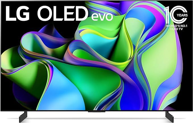 LG C3 Series 42-Inch Class OLED evo 4K Processor Smart TV for Gaming with Magic Remote AI-Powered... | Amazon (US)