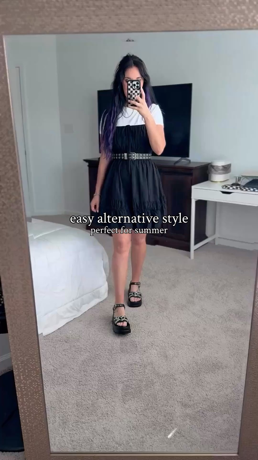 The perfect little black dress for my alternative girls this summer! Here are two different ways to wear this. I’m wearing the size medium. ￼￼￼

#LTKootd #LTKmomlife #LTKgrwm
