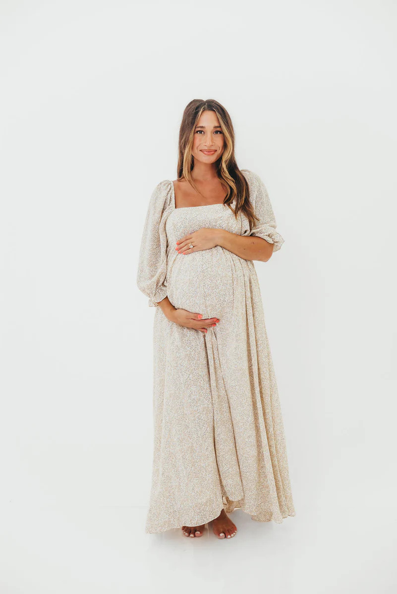 Mona 'Love Story' Maxi Dress - Bump Friendly and Inclusive Sizing (S-3 | Worth Collective