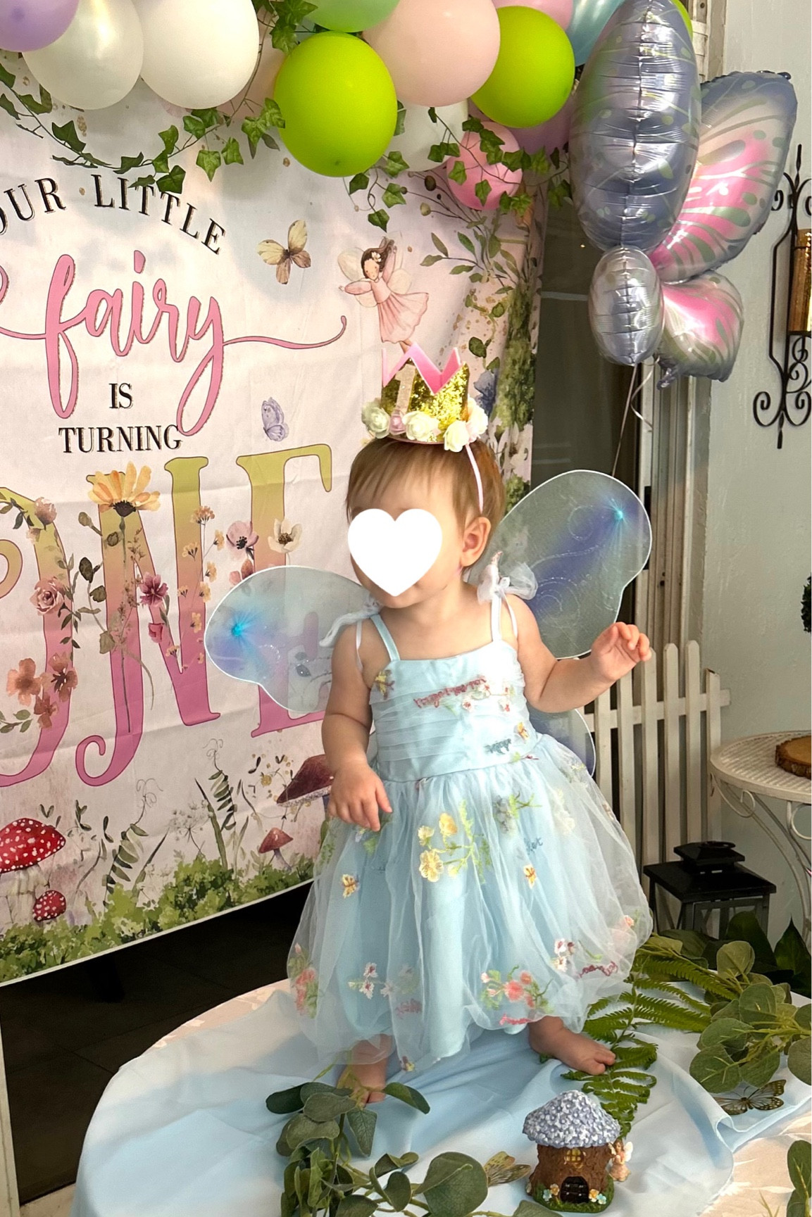 Light blue dress with floral embroidery for my daughter’s “Fairy First Birthday"

The blue wings were from The Dollar Tree that I picked up during October  

#LTKKids #LTKParties #LTKBaby