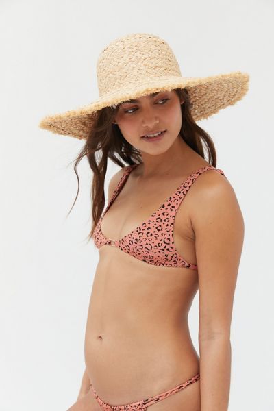 Frayed Straw Boater Hat | Urban Outfitters | Urban Outfitters (US and RoW)