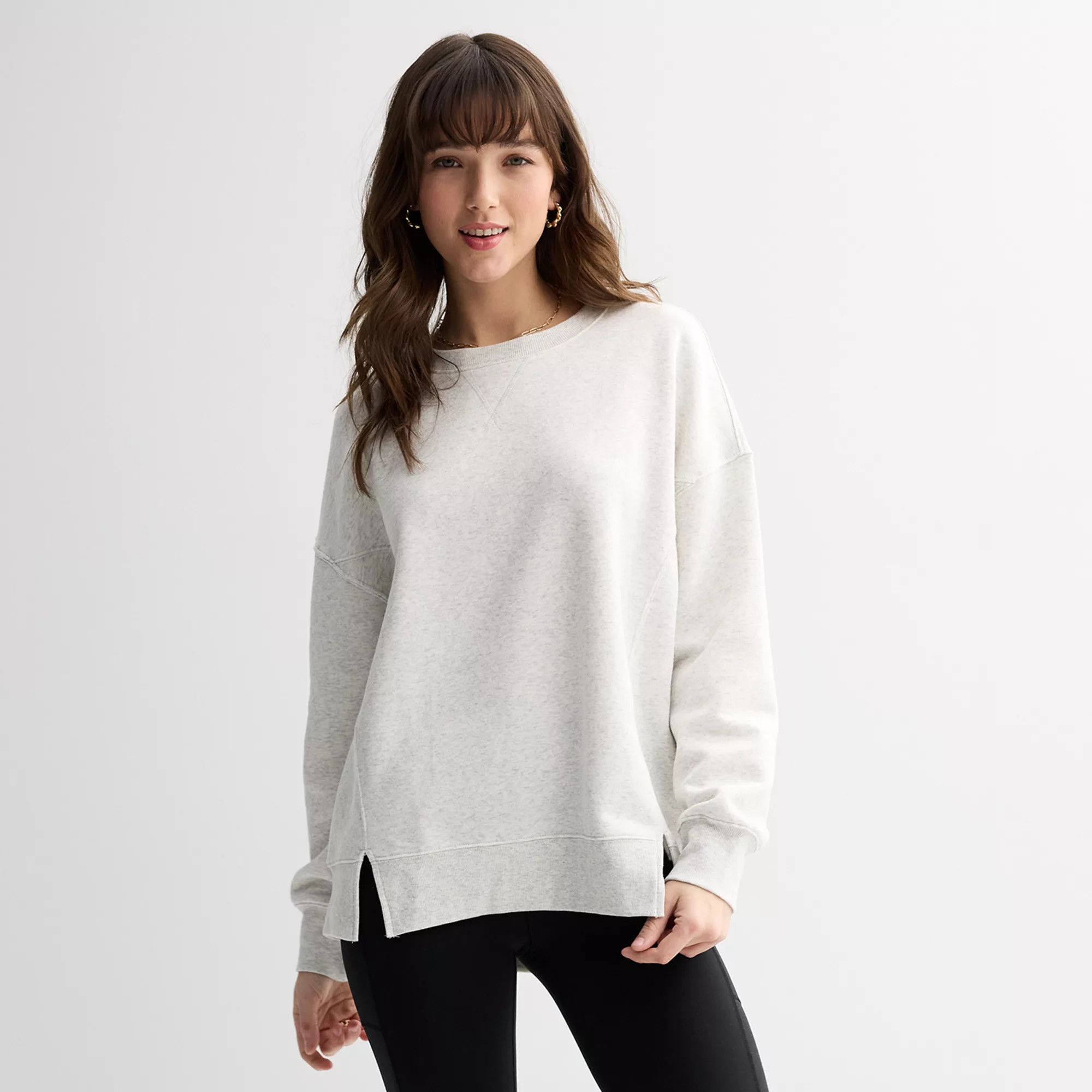 Juniors' SO® Oversized Fleece Tunic Pullover | Kohl's
