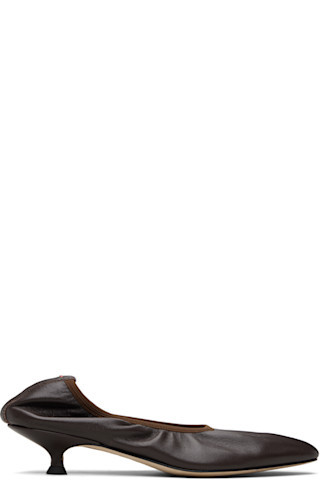 Brown Hermia Heels | SSENSE