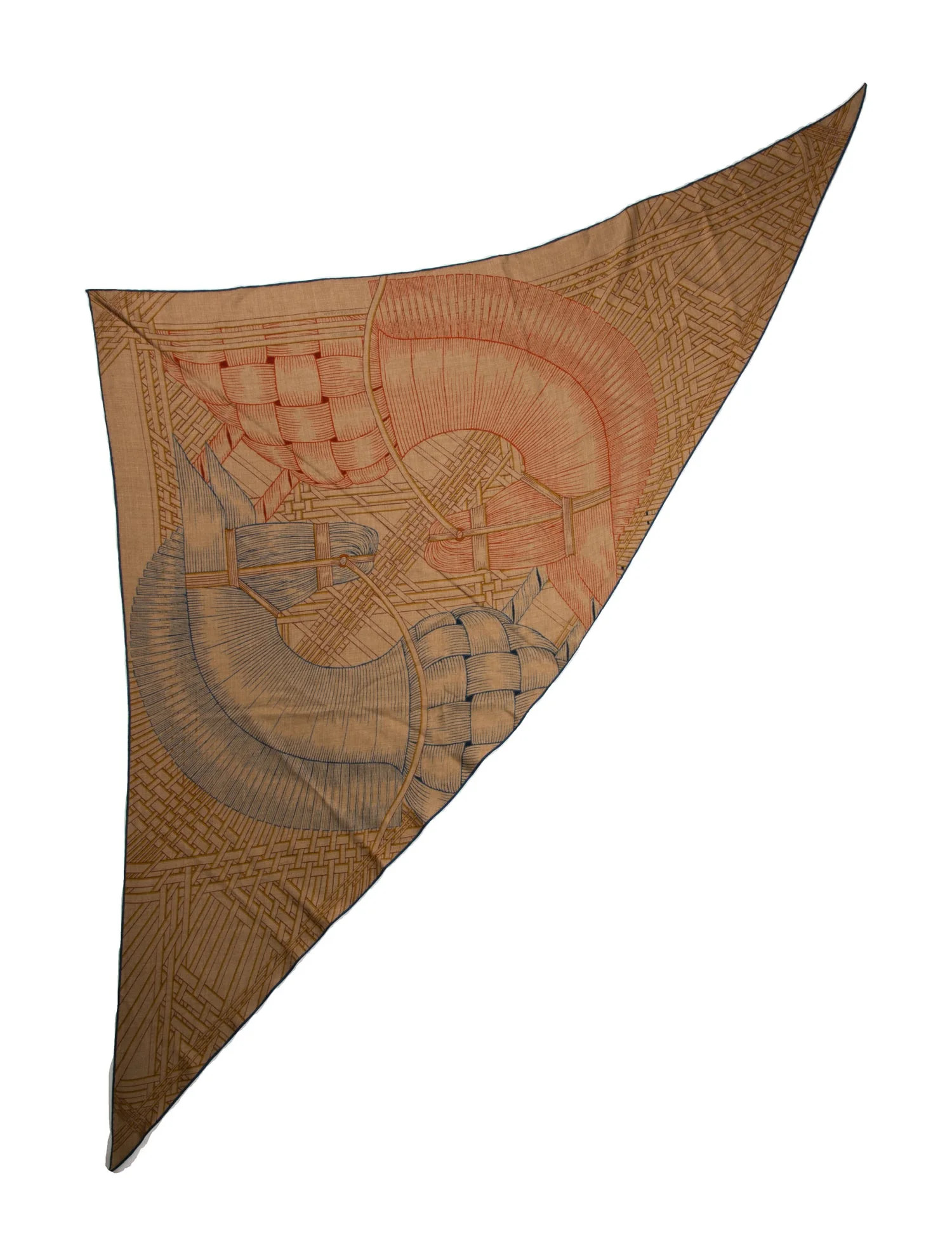 Masan & Masan Giant Silk Triangle Scarf | The RealReal