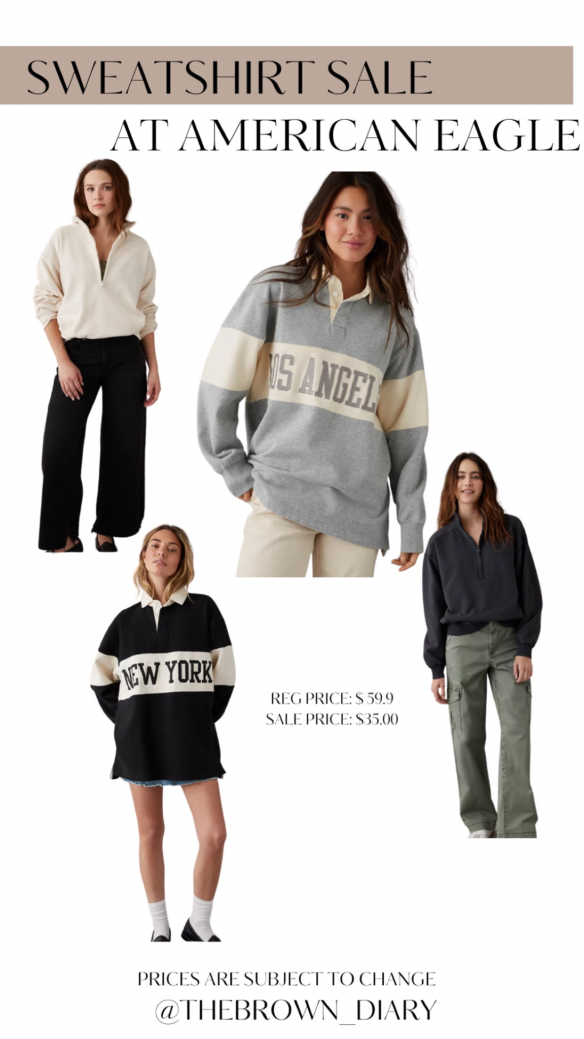 Sweatshirts Sale Alert American Eagle

#LTKsalealert #LTKstyletip #LTKfindsunder50