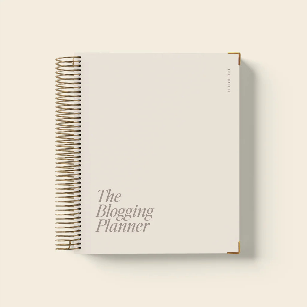 Blogging Planner | The Dailee