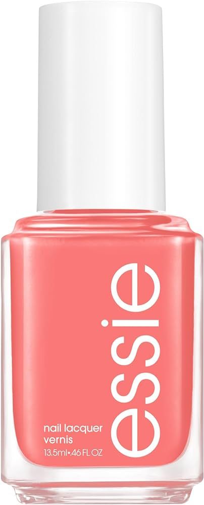 Essie Salon-Quality Nail Polish, 8-Free Vegan, Peachy Coral, Peach Side Babe, 0.46 fl oz | Amazon (US)