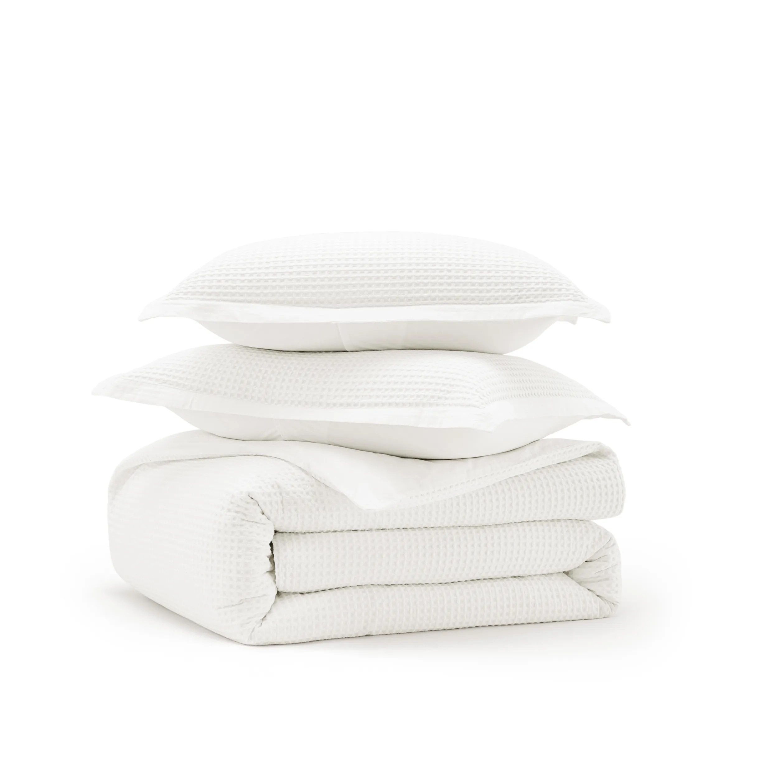 Waffle Weave Duvet Set | Soft Cotton Bedding Comfort | Bedsure