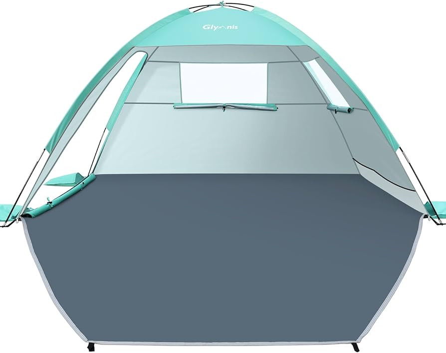 Glymnis Beach Tent Sun Shelter for 3 Person with UPF 50+ UV Protection, Lightweight & Easy Setup ... | Amazon (US)