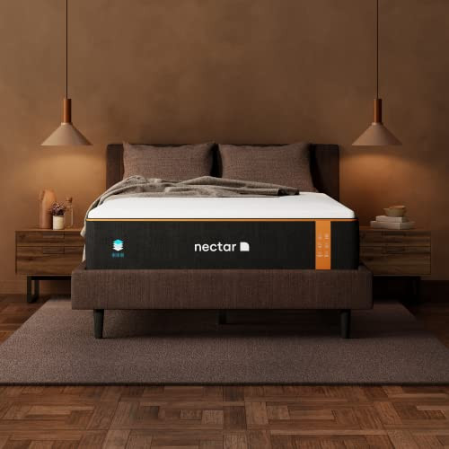 Nectar Premier Copper 14" Queen Mattress - Medium Firm Gel Memory Foam Mattress - 5 Layers of Com... | Amazon (US)