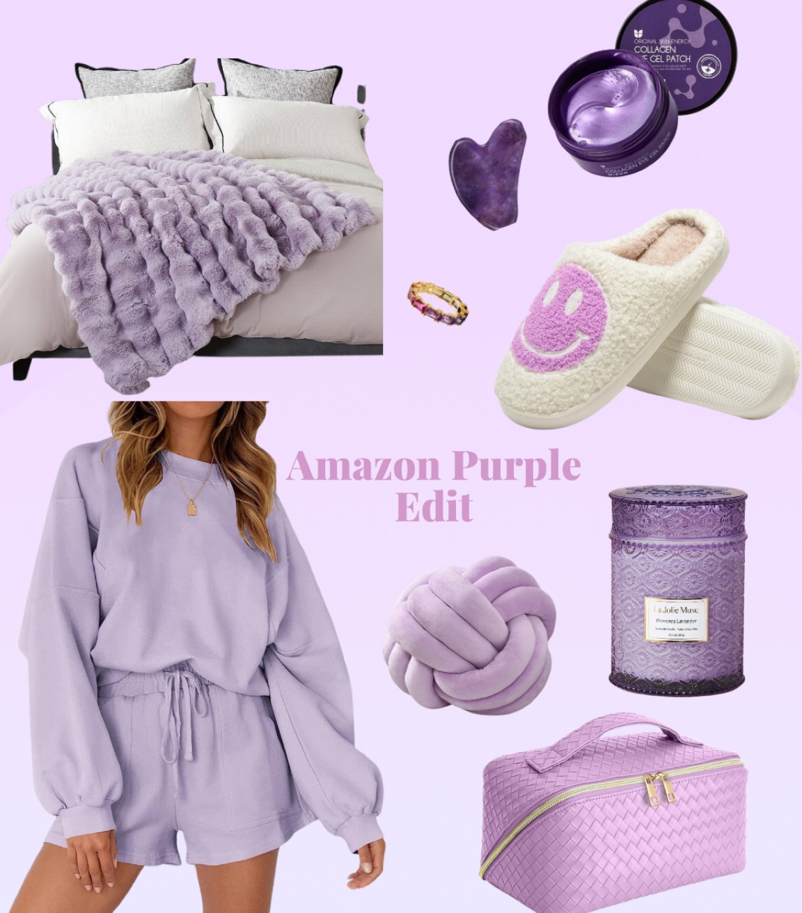 Amazon Purple Edit 🔮💜 
#amazon #amazonfinds #purple #loungewear 

#LTKGiftGuide #LTKfindsunder50 #LTKMostLoved
