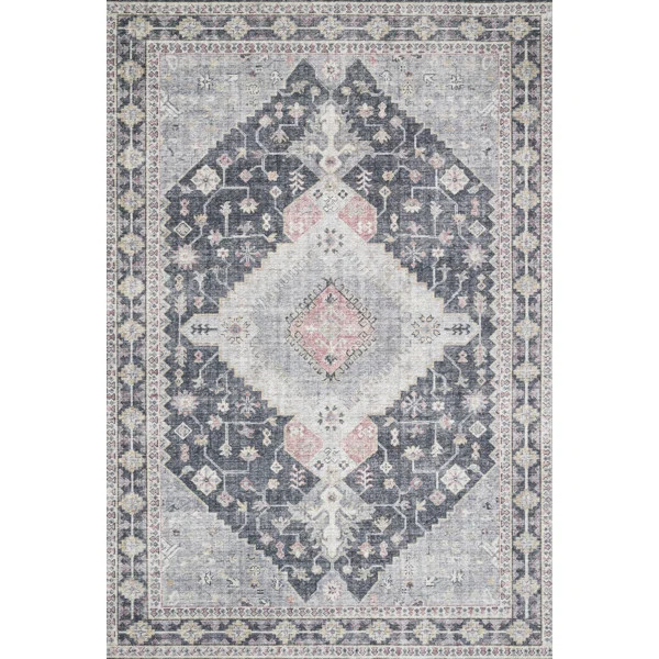Skye Charcoal/Gray Area Rug | Wayfair North America