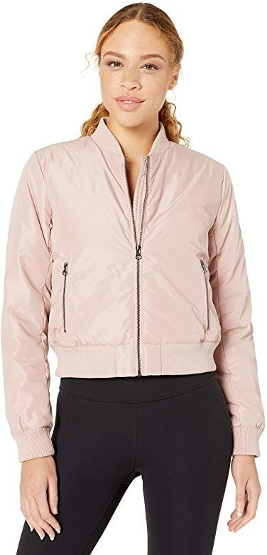 Women's Cropped 'It's the Bomb' Bomber Jacket | Amazon (US)