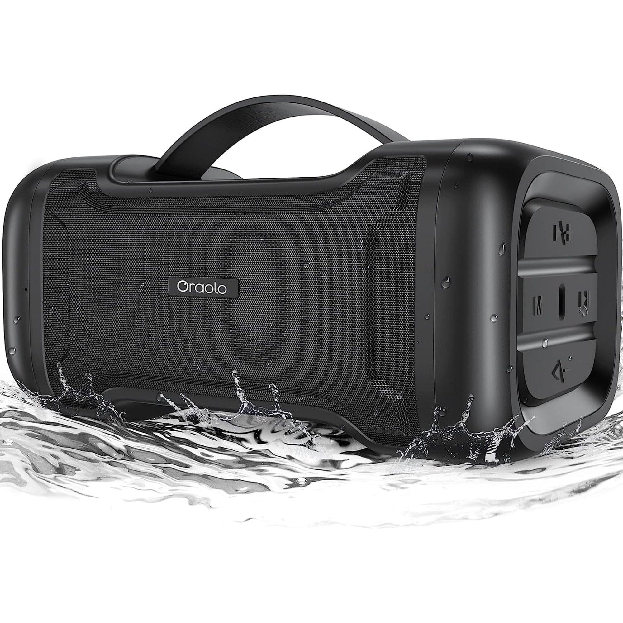 Oraolo Bluetooth Speaker with Deep Bass Basser Portable Speakers Wireless Stereo Sound, IPX6 Wate... | Walmart (US)