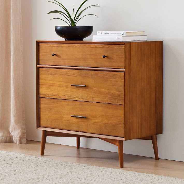 Mid-Century 3-Drawer Dresser (36") | West Elm (US)