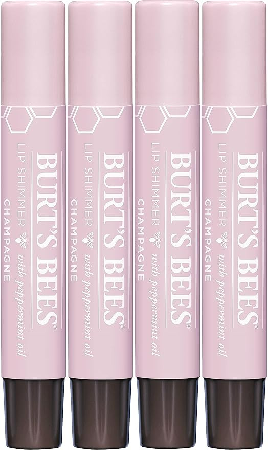 Burt's Bees Shimmer Lip Tint Stocking Stuffers Set, Tinted Lip Balm Stick, Moisturizing for All D... | Amazon (US)