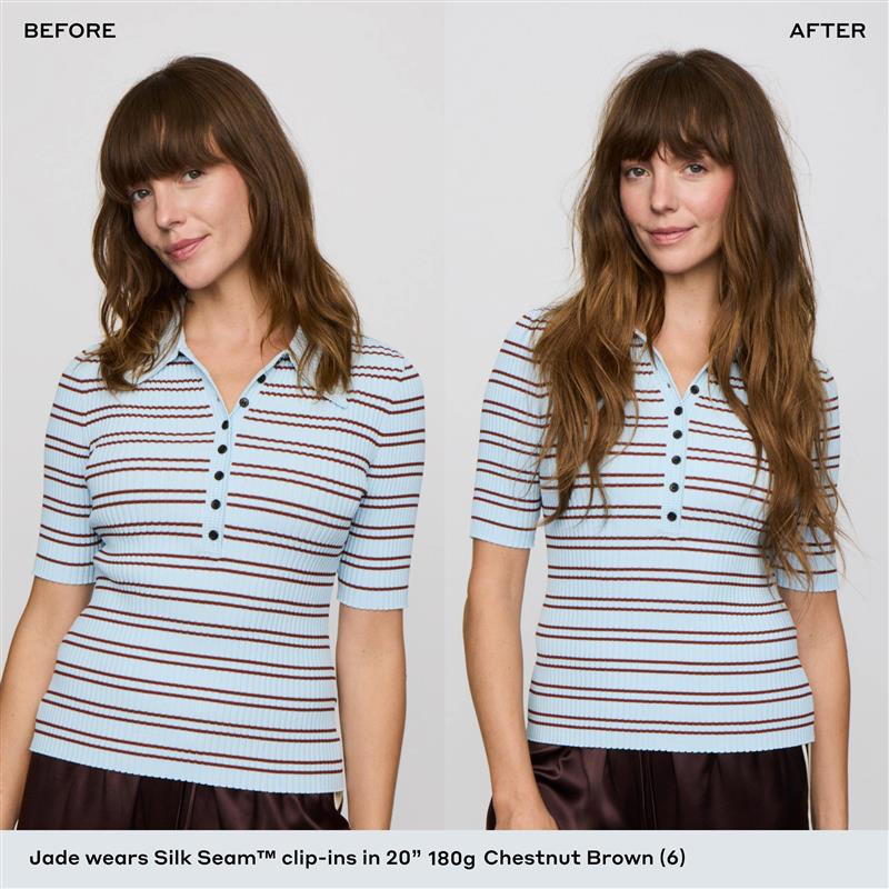 Silk Seam Clip-In, Dark Brown| Bellami Hair | Bellami Hair