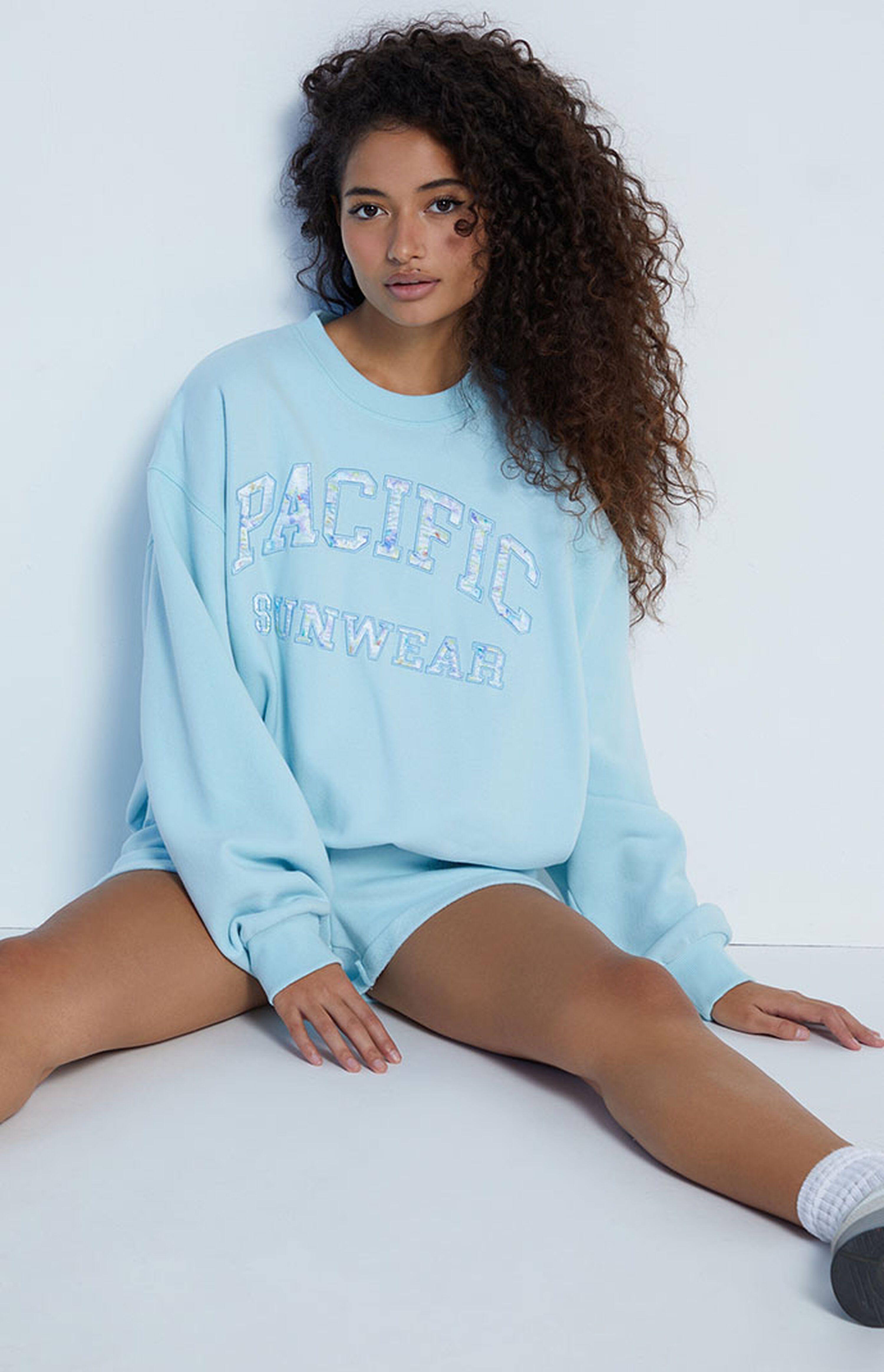 PacSun Pacific Sunwear Embroidered Crew Neck Sweatshirt | PacSun