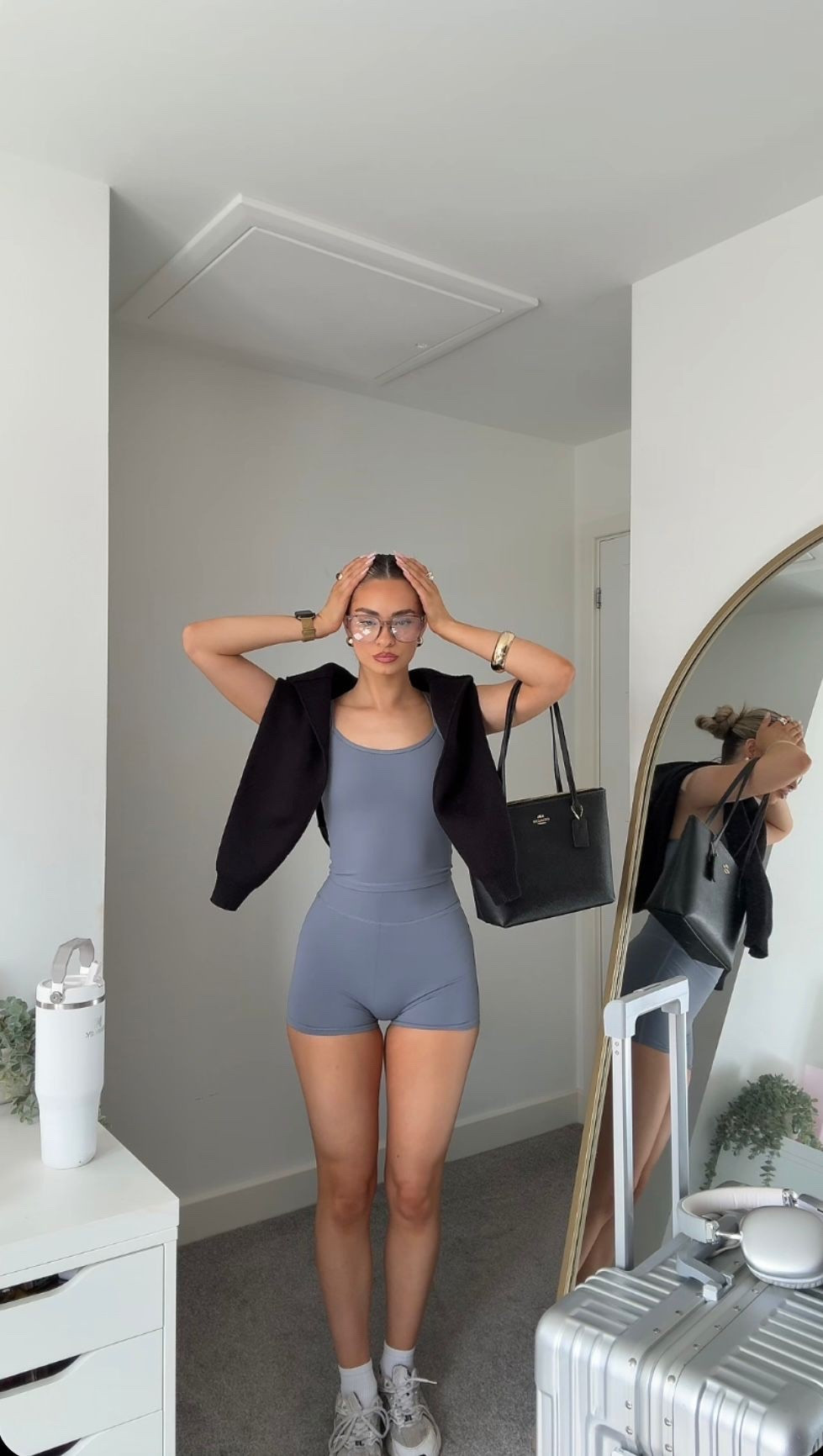 Gym outfit - travel outfit - airport look - gym set - 

#LTKspring #LTKuk #LTKstyletip