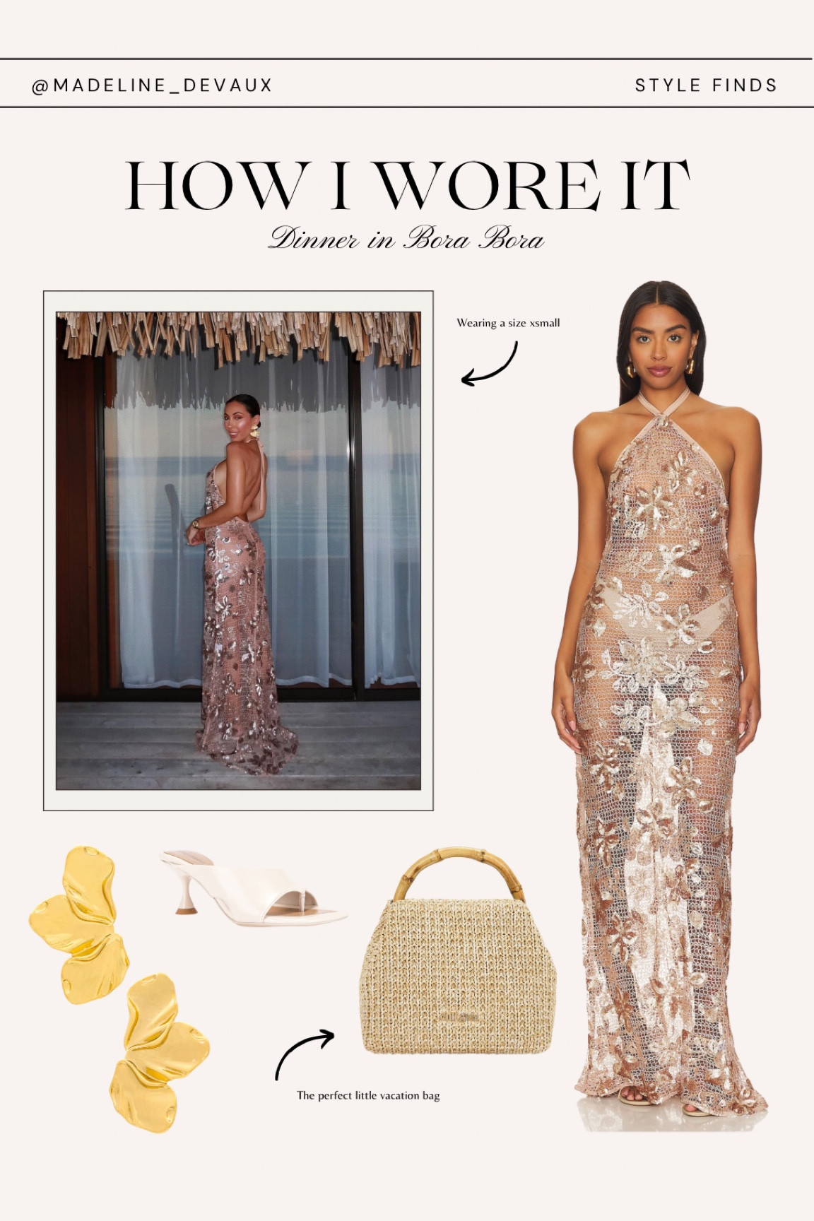 My FAVORITE look of the trip! I wore nude undies under but you could wear a bikini too. Wearing xsmall 

#LTKbeauty #LTKtravel #LTKstyletip