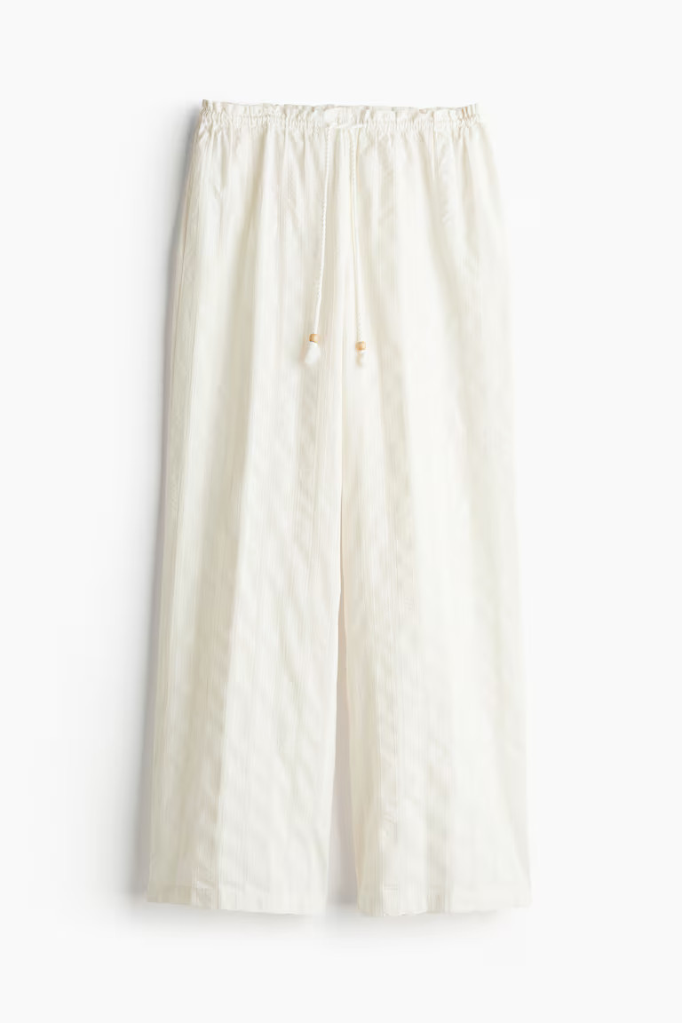 Wide drawstring trousers | H&M (UK, MY, IN, SG, PH, TW, HK)