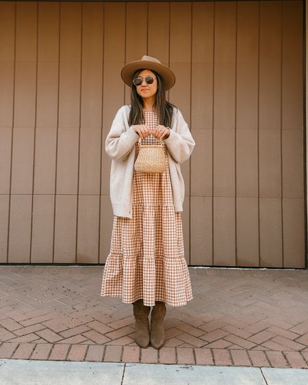 spring ready outfit in my fave tiered maxi dress from tradlands. Would’ve been so cute for Easter had I shared it then 😅

Wearing size XS tradland chalet tiered dress and XS gigipip Monroe rancher in oatmeal 

#LTKtravel #LTKFestival #LTKworkwear