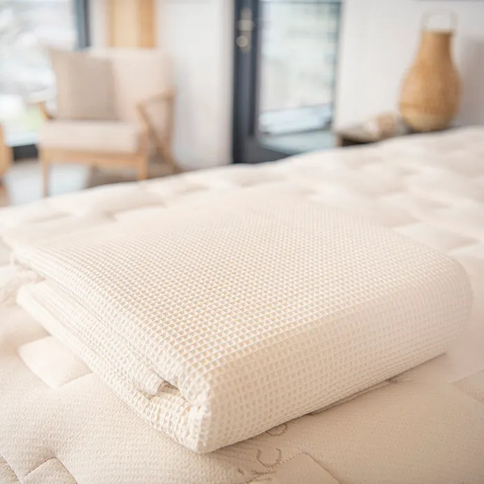 Organic Cotton Waffle Blankets | Naturepedic