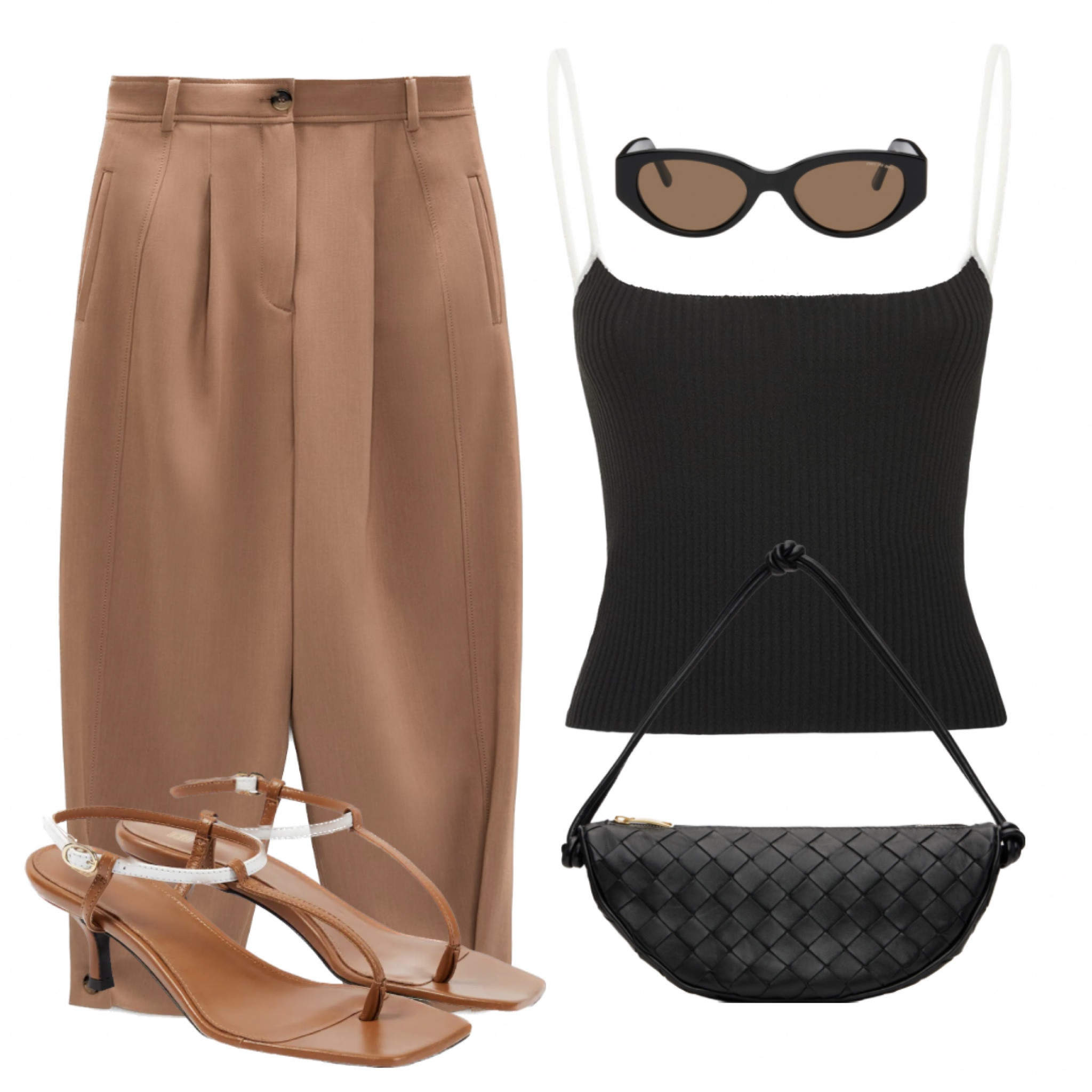Here’s your summer look that can easily be dressed up or down. Throw on a blazer for work or swap for flats for daytime. 