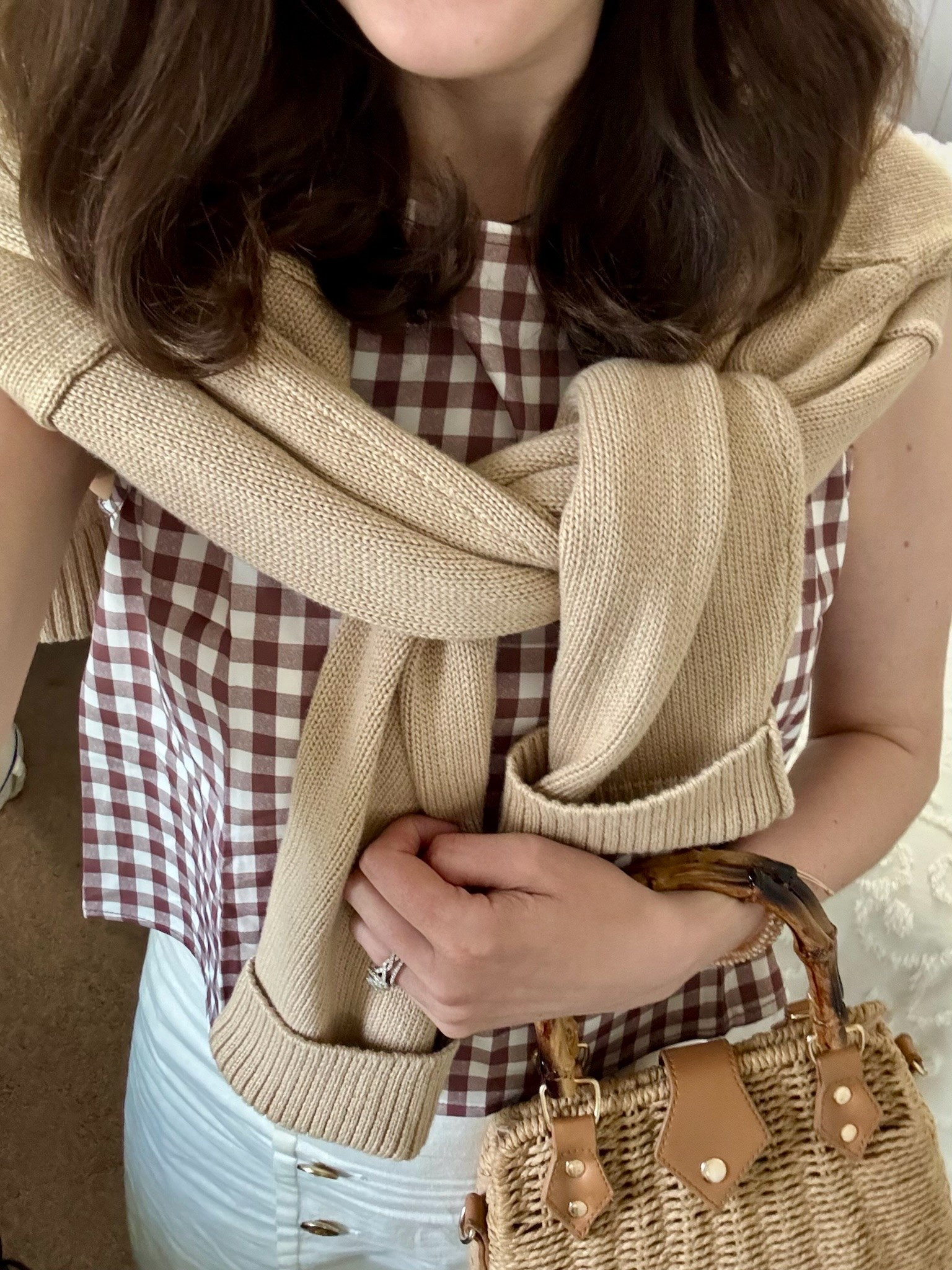 Gingham outfit 🤎🤍

#LTKgrwm #LTKootd #LTKSeasonal
