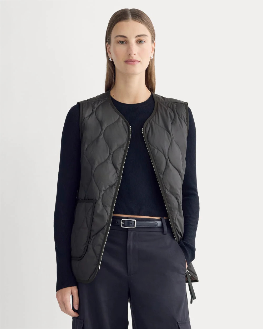 ReNew Quilted Vest | Black | Everlane