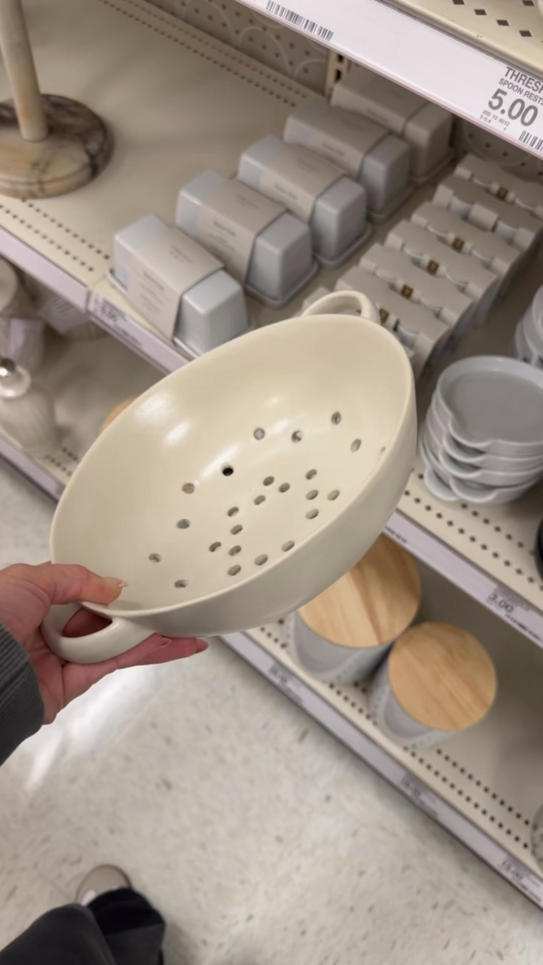 I am loving this ceramic colander from Target. Would be super cute on a shelf.

#LTKSeasonal #LTKHome