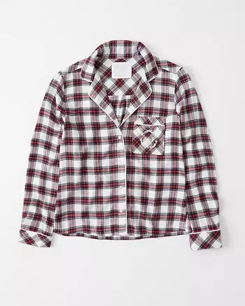 Flannel Sleep Shirt | Abercrombie & Fitch US & UK