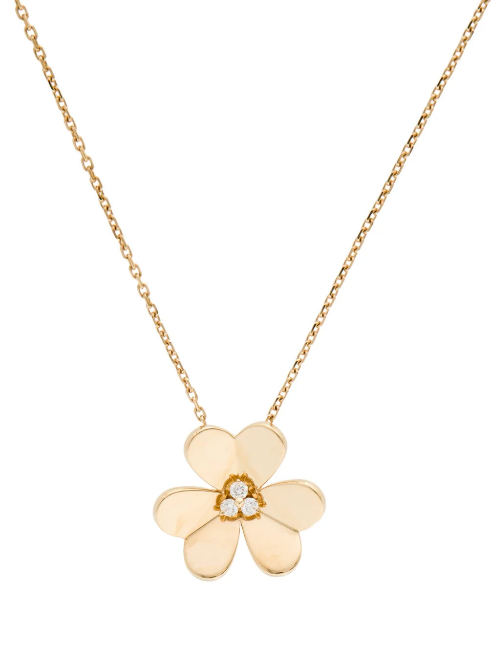 Van Cleef & Arpels Frivole Pendant Necklace, Large Model - Pendant Necklace, Necklaces - VAC39344... | The RealReal