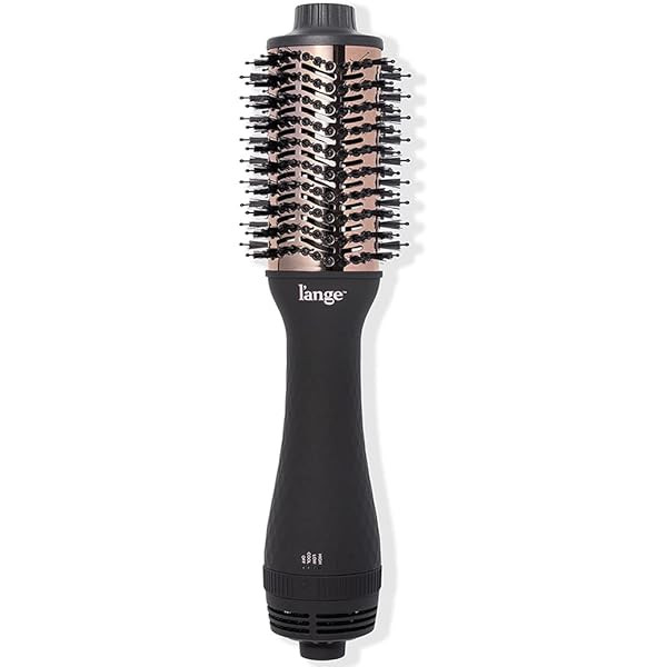 L'ANGE HAIR Multi-Volume Series Blow Dryer Brush | Interchangeable Hair Dryer Brush with Ionic Titanium Barrel for Smooth, Voluminous Styling | Black - Oval 60mm | Amazon (US)