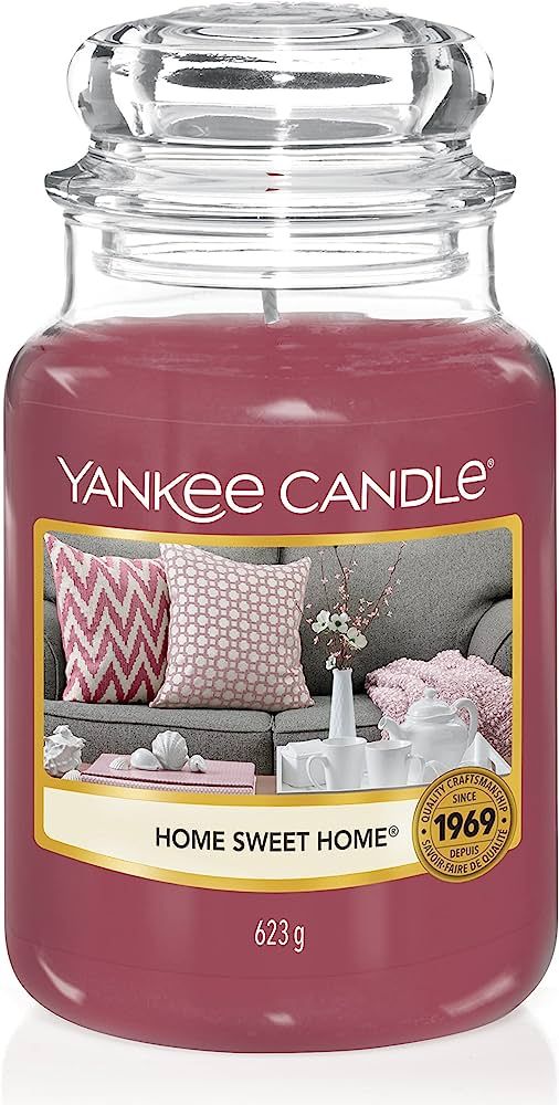Yankee Candle Duftkerze | Home Sweet Home | Brenndauer bis zu 150 Stunden | Große Kerze im Glas | Amazon (DE)