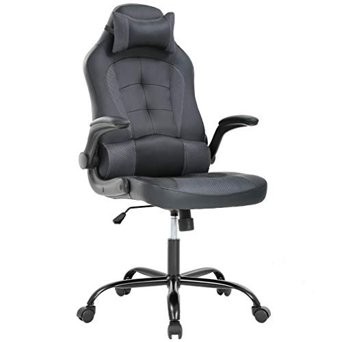 BestOffice PC Gaming Chair Ergonomic Office Chair Desk Chair with Lumbar Support Flip Up Arms Hea... | Amazon (US)