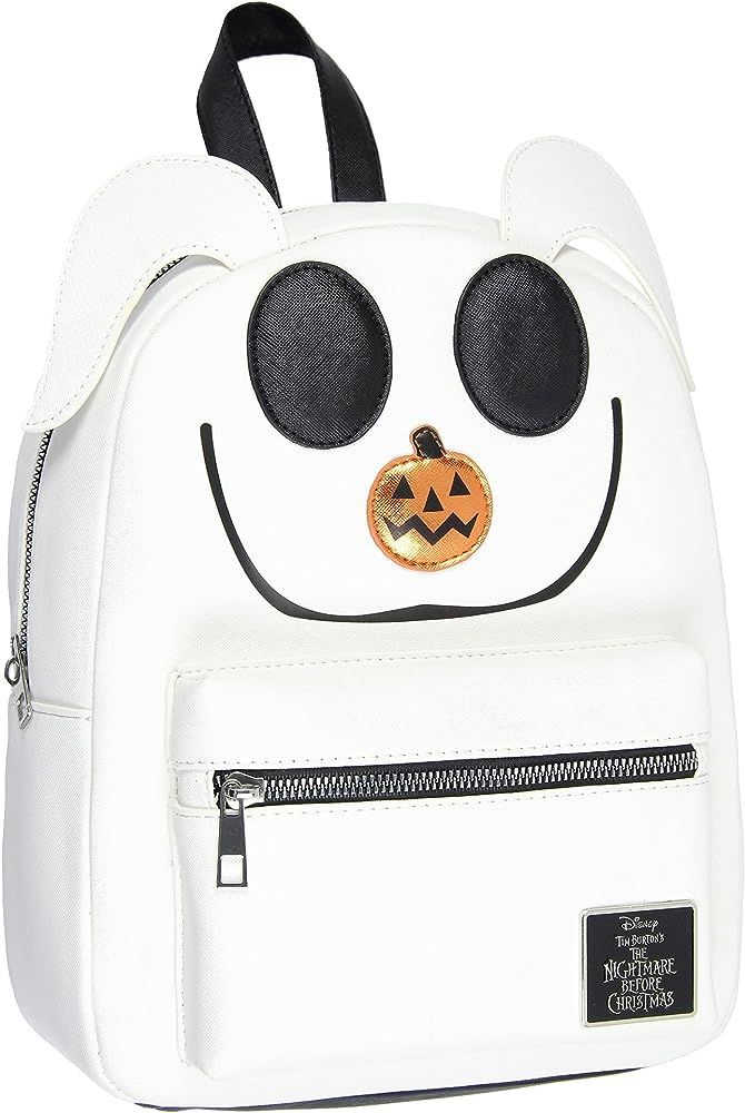 The Nightmare Before Christmas Zero the Dog Faux Leather Tote Bag Mini Backpack | Amazon (US)