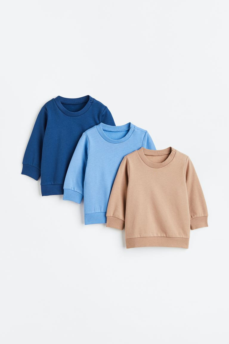 3-pack Cotton Sweatshirts | H&M (US + CA)
